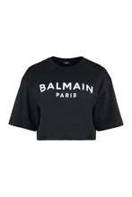 Load image into Gallery viewer, Cotton crew-neck T-shirt