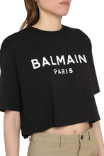 Load image into Gallery viewer, Cotton crew-neck T-shirt