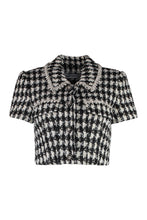 Carica l'immagine nel visualizzatore di Gallery, Crop top in tweed lurex