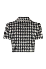 Carica l'immagine nel visualizzatore di Gallery, Crop top in tweed lurex