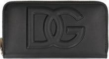 Carica l'immagine nel visualizzatore di Gallery, Portafoglio zip-around DG Logo in pelle