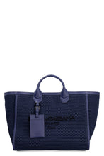 Carica l'immagine nel visualizzatore di Gallery, Shopping bag in canvas e pelle