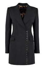 Carica l'immagine nel visualizzatore di Gallery, Blazer in lana vergine stretch