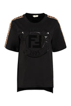 Carica l'immagine nel visualizzatore di Gallery, T-shirt in cotone con logo