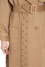 Load image into Gallery viewer, Long camelwool trench