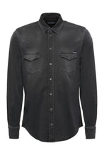 Carica l'immagine nel visualizzatore di Gallery, Camicia a maniche lunghe in denim