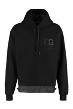 Carica l'immagine nel visualizzatore di Gallery, Felpa in cotone con cappuccio e logo