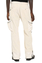 Carica l'immagine nel visualizzatore di Gallery, Pantaloni straight-leg in misto cotone