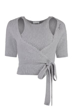 Carica l'immagine nel visualizzatore di Gallery, Blusa in maglia con cinturina
