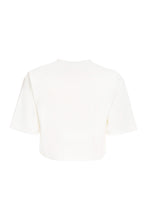 Carica l'immagine nel visualizzatore di Gallery, T-shirt crop con logo