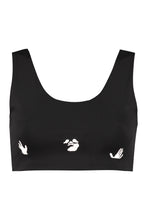 Carica l'immagine nel visualizzatore di Gallery, Crop top con logo