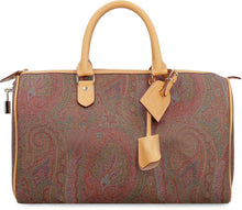 Load image into Gallery viewer, Paisley print boston bag