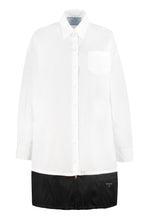 Carica l'immagine nel visualizzatore di Gallery, Maxi abito-camicia con patch