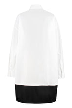 Carica l'immagine nel visualizzatore di Gallery, Maxi abito-camicia con patch