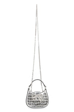 Carica l'immagine nel visualizzatore di Gallery, Micro bag Croc Crescent Bow in pelle