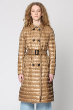 Load image into Gallery viewer, Belted long down jacket