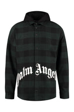 Carica l'immagine nel visualizzatore di Gallery, Overshirt motivo tartan con cappuccio