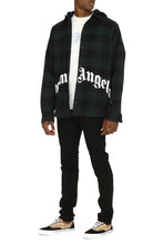 Carica l'immagine nel visualizzatore di Gallery, Overshirt motivo tartan con cappuccio
