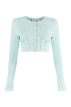 Carica l'immagine nel visualizzatore di Gallery, Cardigan in maglia con paillettes
