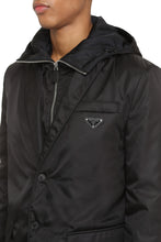 Load image into Gallery viewer, Hooded Re-nylon jacket