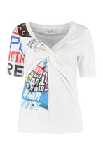 Carica l'immagine nel visualizzatore di Gallery, T-shirt con scollo a V
