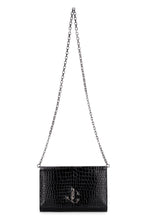 Carica l'immagine nel visualizzatore di Gallery, Clutch Varenne in pelle stampa coccodrillo