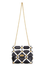 Carica l'immagine nel visualizzatore di Gallery, Valentino Garavani - Borsa Roman Stud The Shoulder Bag in pelle
