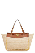 Carica l'immagine nel visualizzatore di Gallery, Valentino Garavani - Tote bag Rockstud in rafia