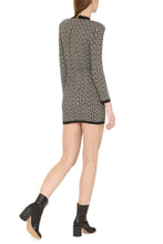 Carica l'immagine nel visualizzatore di Gallery, Mini-abito in maglia jacquard