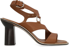 Load image into Gallery viewer, Heeled leather sandals
