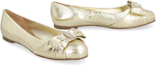Carica l'immagine nel visualizzatore di Gallery, Ballerine Varina in pelle metallizzata
