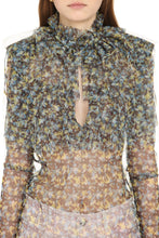 Carica l'immagine nel visualizzatore di Gallery, Blusa stampata con ruches
