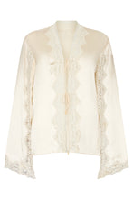 Carica l'immagine nel visualizzatore di Gallery, Blusa in viscosa con pizzo
