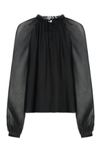 Carica l'immagine nel visualizzatore di Gallery, Blusa in chiffon di seta
