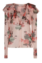 Carica l'immagine nel visualizzatore di Gallery, Blusa stampata con ruches
