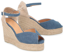 Carica l'immagine nel visualizzatore di Gallery, Espadrillas Bianca con zeppa in corda
