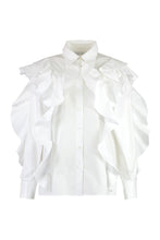 Carica l'immagine nel visualizzatore di Gallery, Camicia in popeline di cotone stretch
