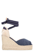 Carica l'immagine nel visualizzatore di Gallery, Espadrillas con zeppa Bilina in corda
