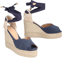 Carica l'immagine nel visualizzatore di Gallery, Espadrillas con zeppa Bilina in corda
