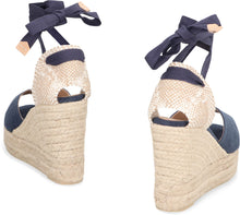 Carica l'immagine nel visualizzatore di Gallery, Espadrillas con zeppa Bilina in corda

