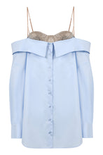 Carica l&#39;immagine nel visualizzatore di Gallery, Abito chemisier in cotone
