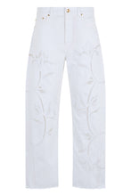 Load image into Gallery viewer, Cotton perforated jeans
