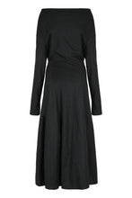 Carica l&#39;immagine nel visualizzatore di Gallery, Abito drappeggiato in lana stretch
