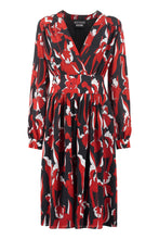 Carica l&#39;immagine nel visualizzatore di Gallery, Abito in crêpe stampato
