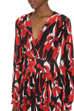 Carica l&#39;immagine nel visualizzatore di Gallery, Abito in crêpe stampato
