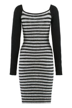 Load image into Gallery viewer, Knitted striped dress
