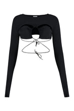 Carica l'immagine nel visualizzatore di Gallery, Crop top Jill a maniche lunghe
