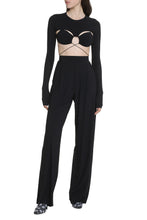 Carica l'immagine nel visualizzatore di Gallery, Crop top Jill a maniche lunghe
