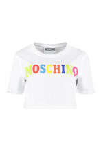 Carica l'immagine nel visualizzatore di Gallery, T-shirt crop con logo
