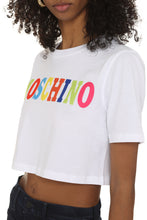 Carica l'immagine nel visualizzatore di Gallery, T-shirt crop con logo
